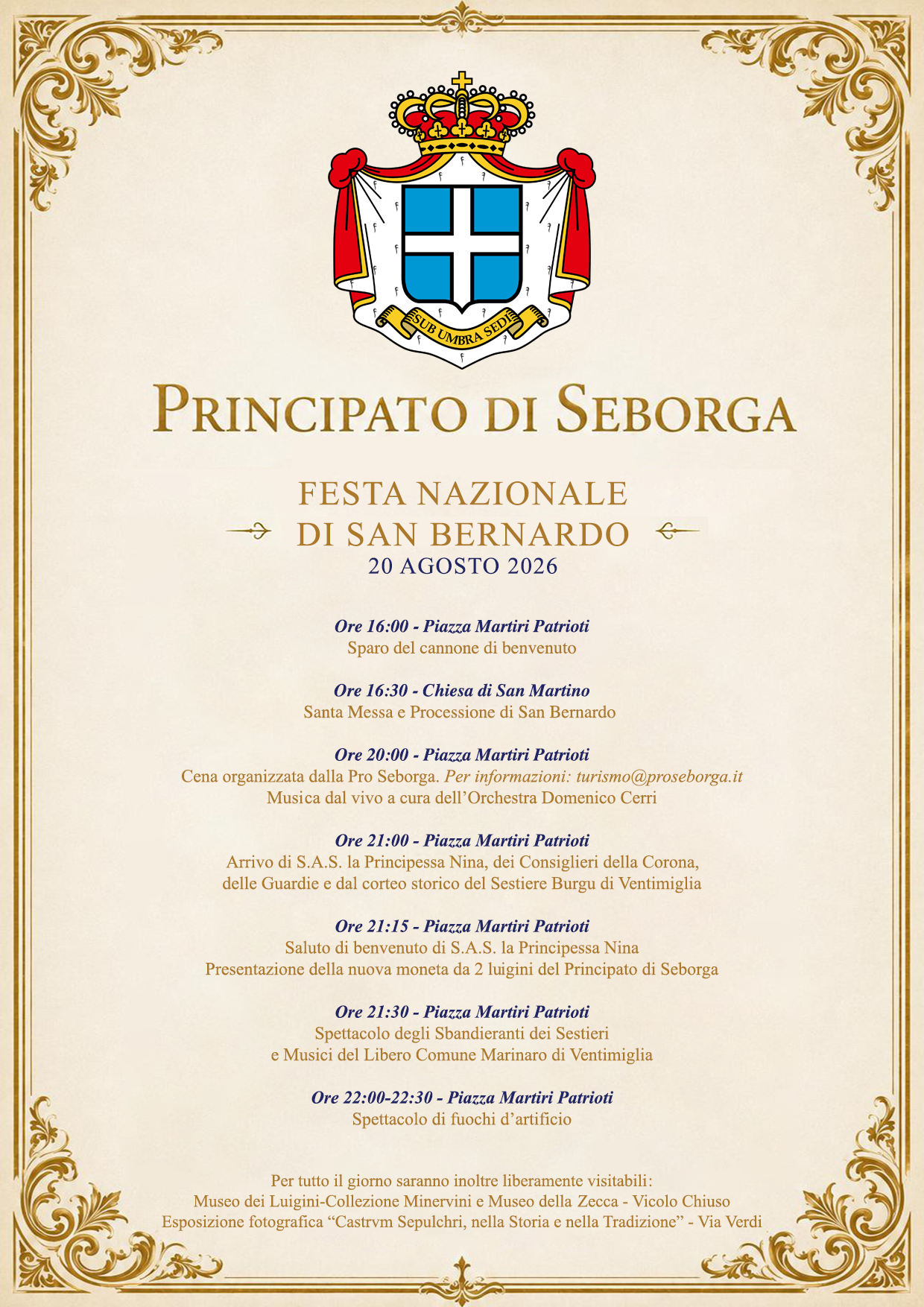 Festa di San Bernardo 2026_Locandina